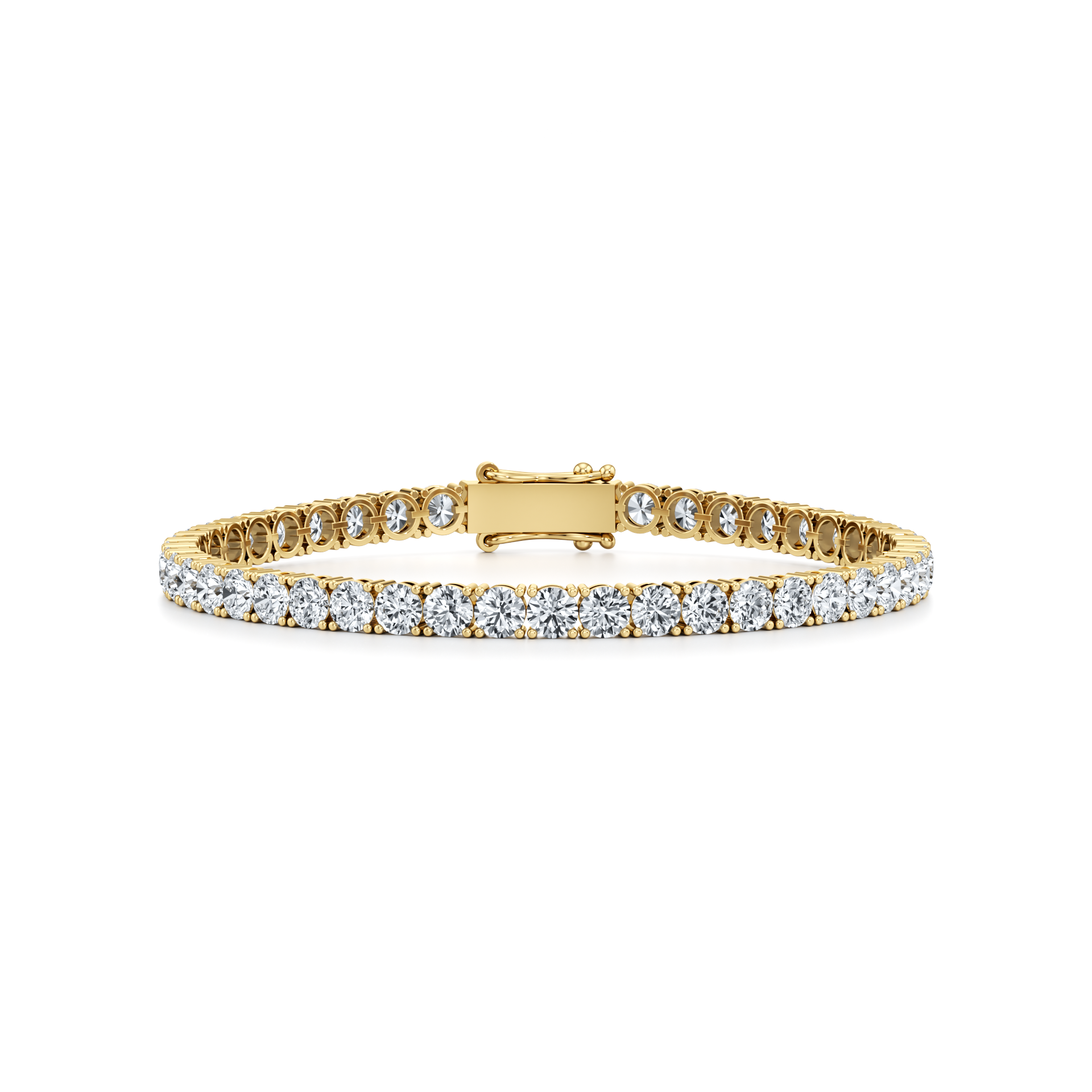 14cttw Round Lab Grown Diamond Tennis Bracelet | Four Prong Set